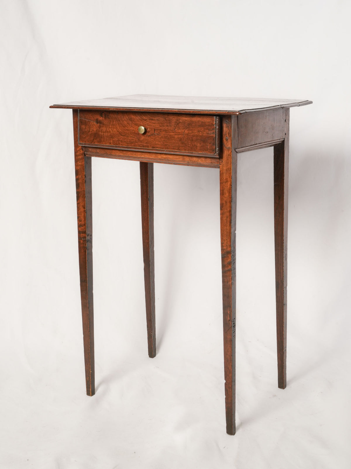 Elegant French Side Table on Tall Tapered Legs c.1800 - 26½" x 19"