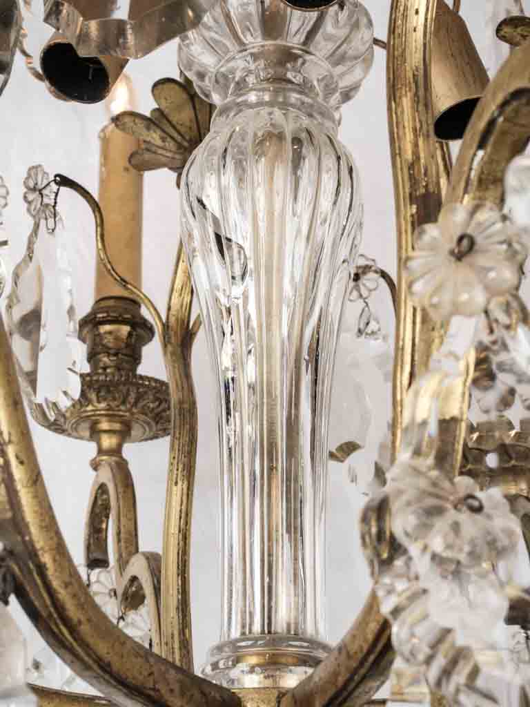 Old-world charm crystal illumination piece