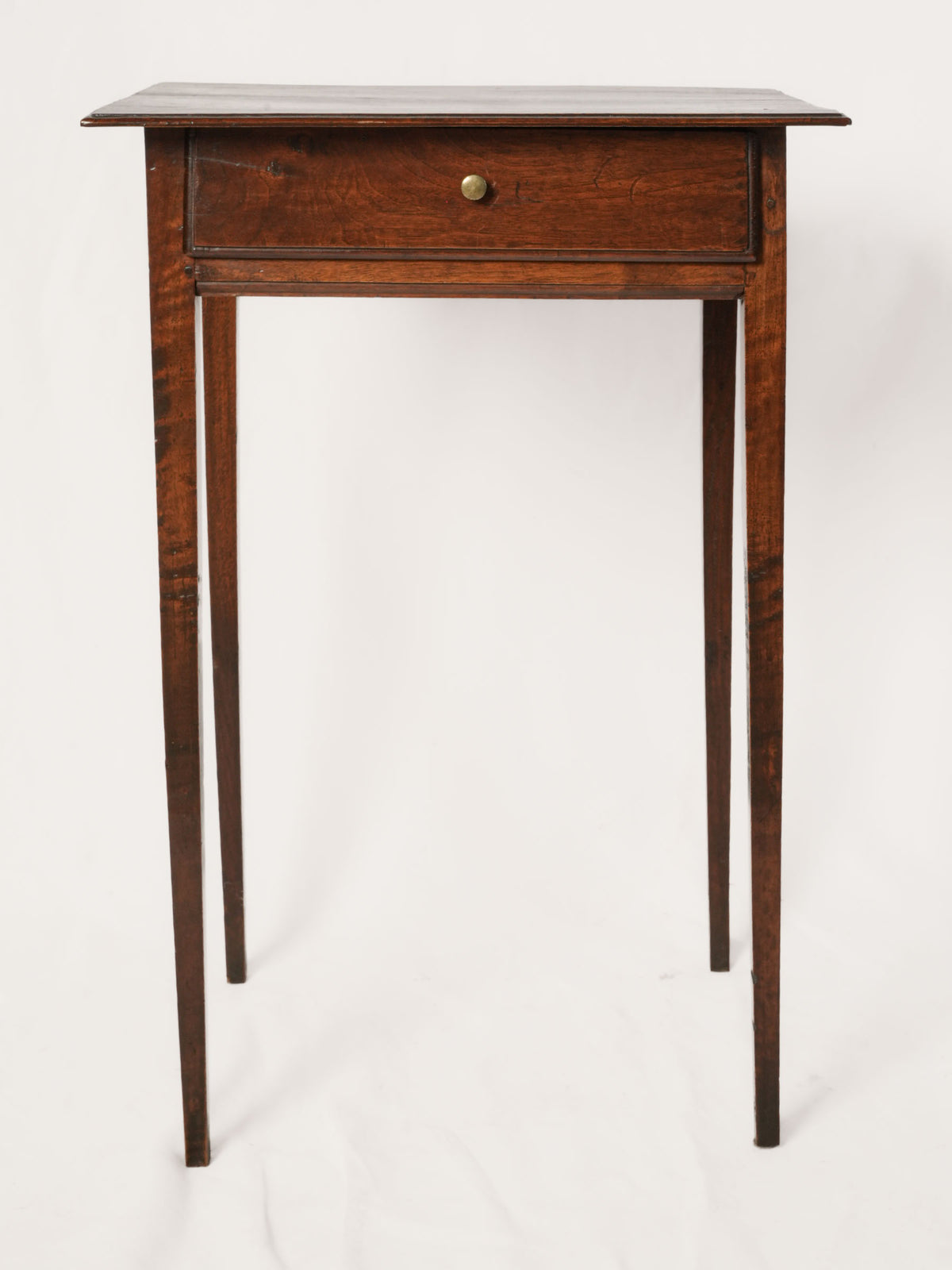 Elegant French Side Table on Tall Tapered Legs c.1800 - 26½" x 19"