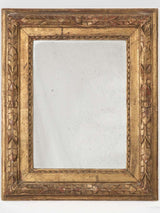 Antique French gilded wooden mirror