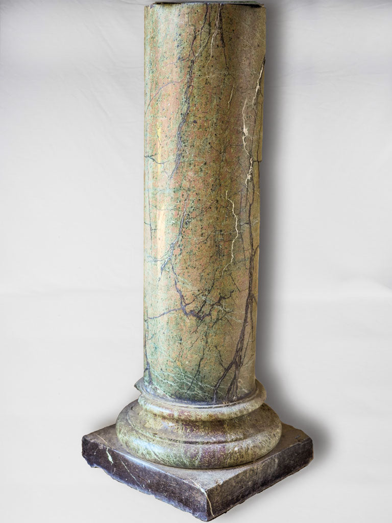 Lands End marble column pedestals 