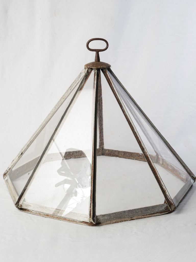 Timeless hexagonal pyramid cloche  