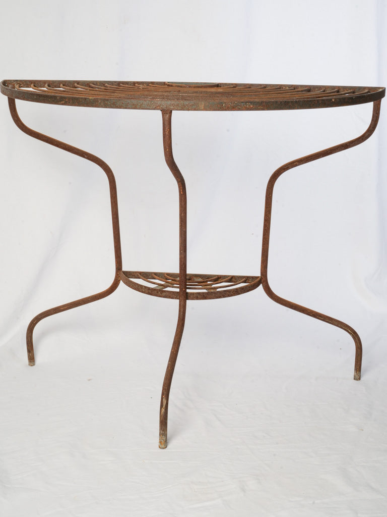 Airy open-gridwork plant stand  