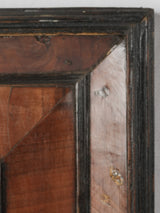 Handsome eighteenth-century French wooden mirror