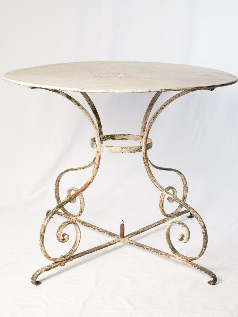 Vintage iron garden table  