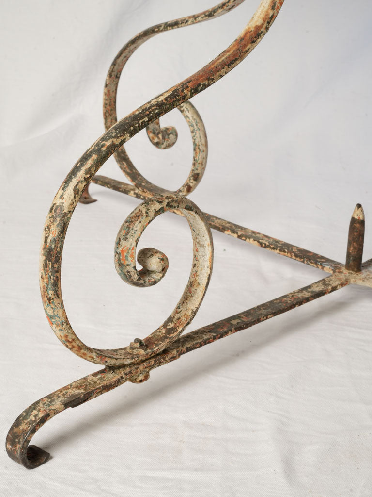 Rustic iron outdoor table  