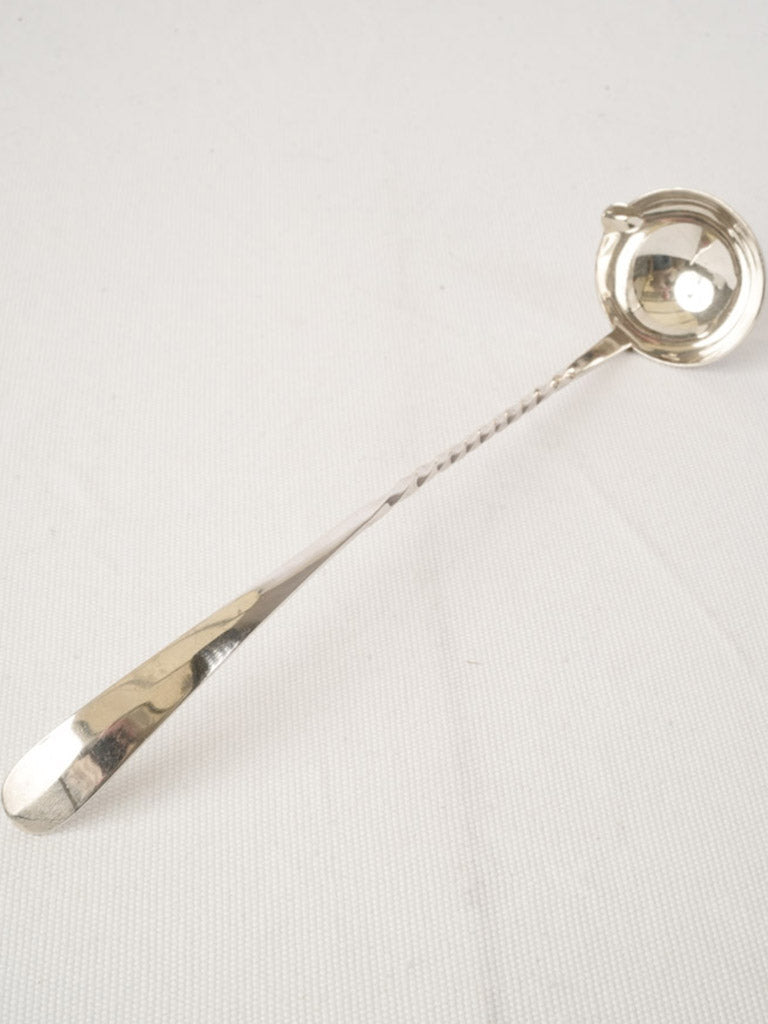 Twisted-handle Christofle ladle