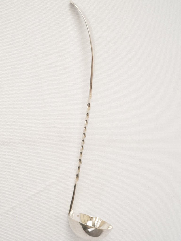 Hallmarked mid-century punch ladle