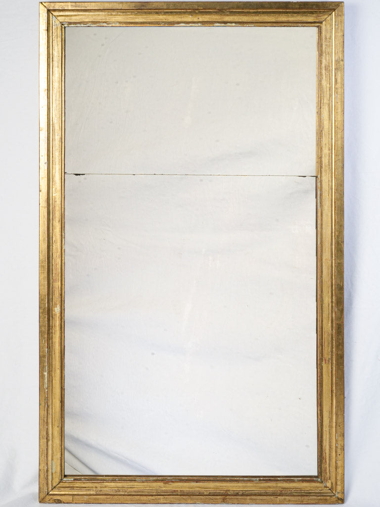Early 19th Century Giltwood Overmantel Mirror w/ Two-Part Mercury Glass - 50½" x  30¼"