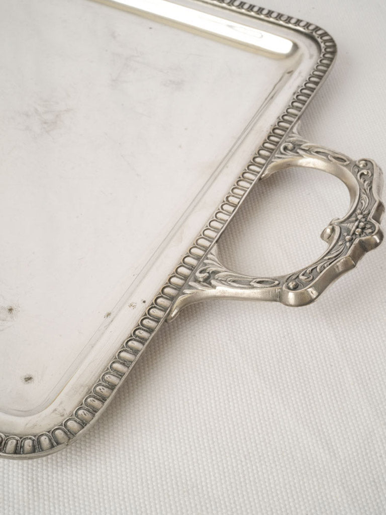 Graceful scrollwork silverware  