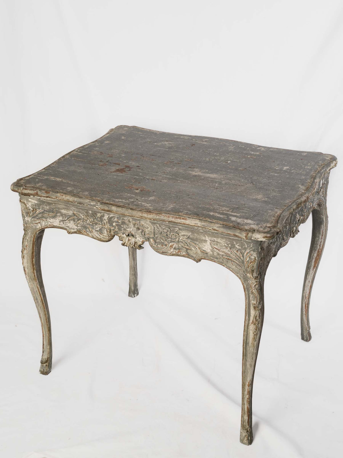 18th-Century French Louis XV Painted Side Table - 27½" x 33"