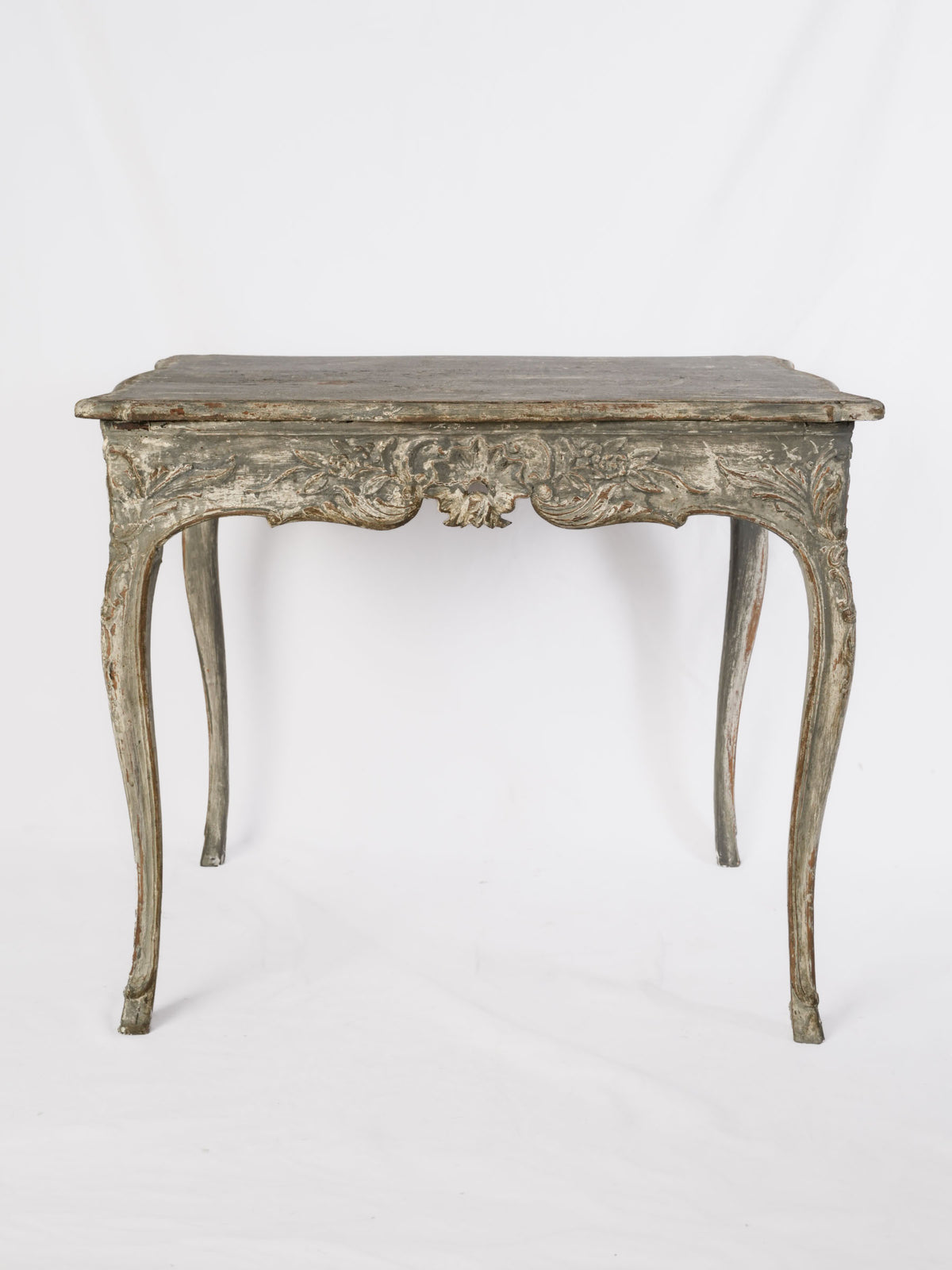18th-Century French Louis XV Painted Side Table - 27½" x 33"