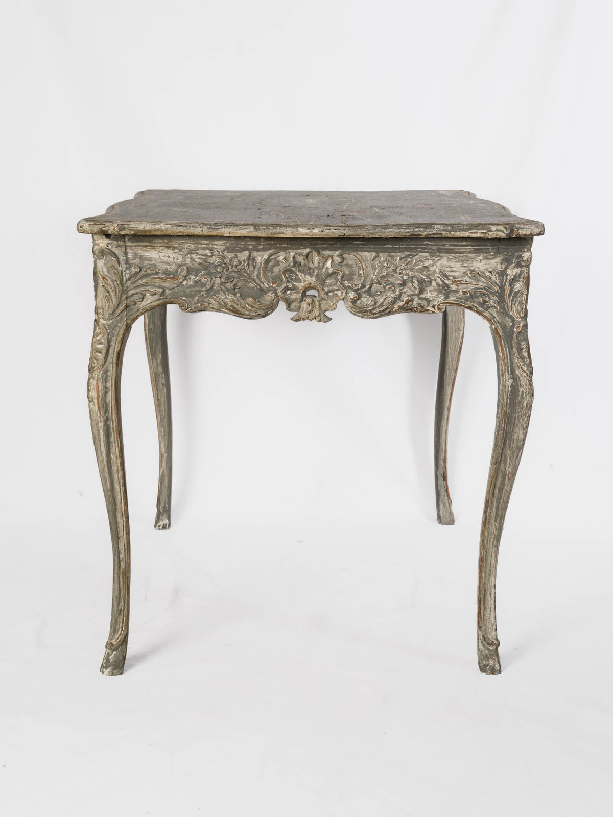 18th-Century French Louis XV Painted Side Table - 27½" x 33"