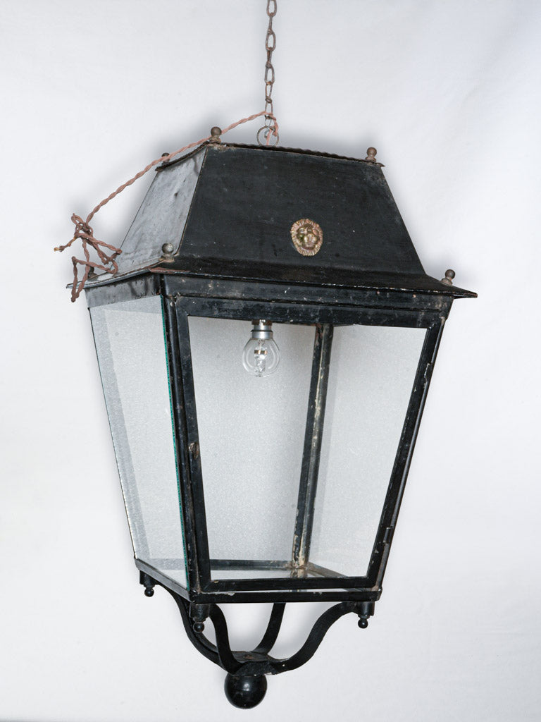 Vintage French metal lantern