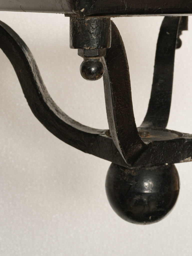 Oxidized finish lantern design