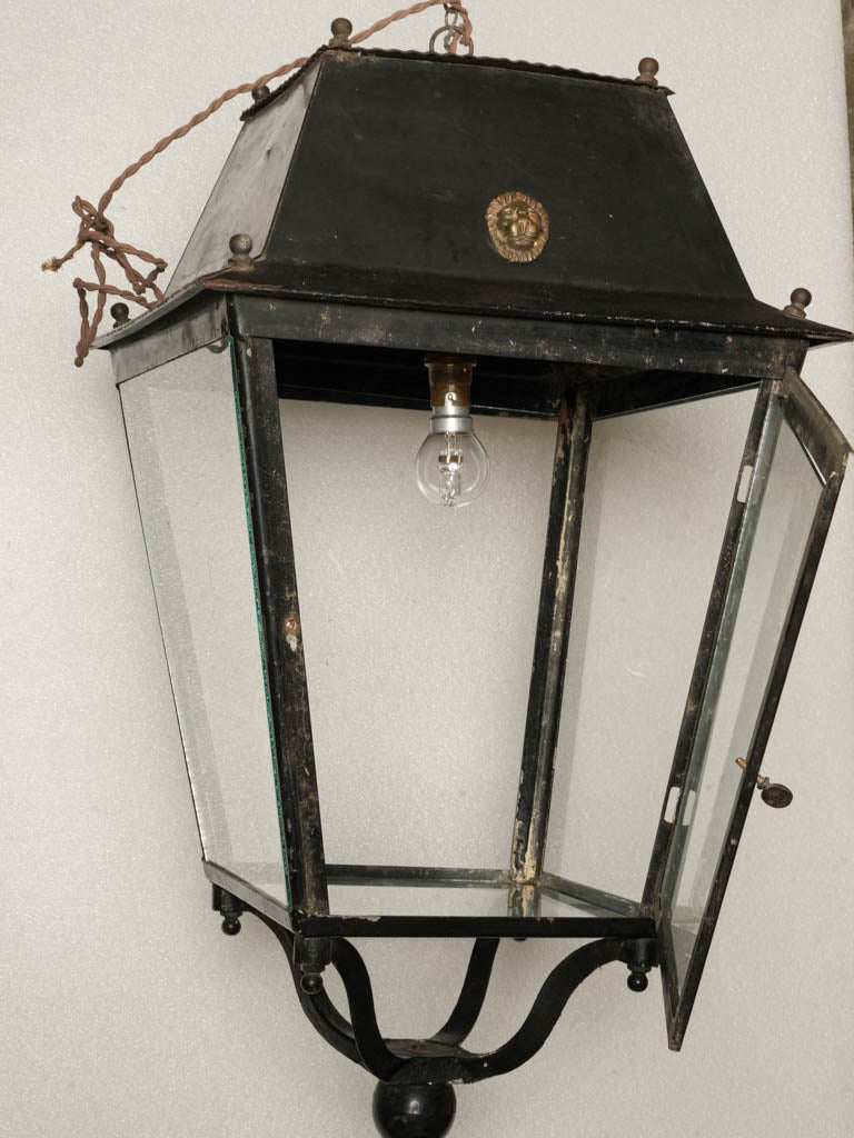 Classic painted glass lantern