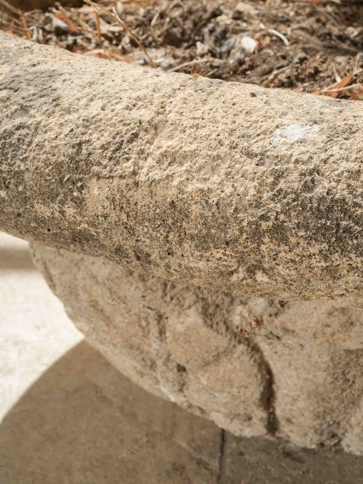 Large Early 20th-Century Cast-Stone Garden Vasque - 18" x 41¼"