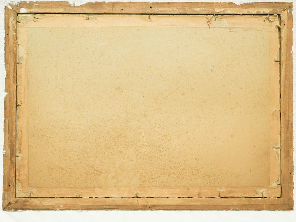 Regional watercolor portraying daily life