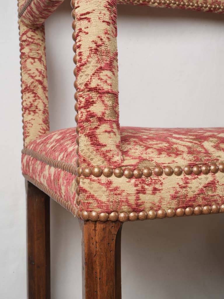 Vintage, Upholstered French Armchairs