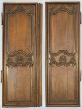 Vintage wooden Provencal entryway doors