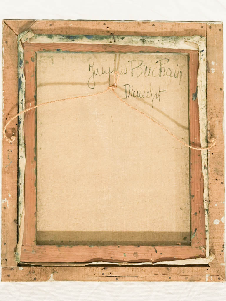 Decorative ceramic-themed art piece