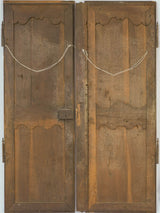 Provencal floral carved double doors