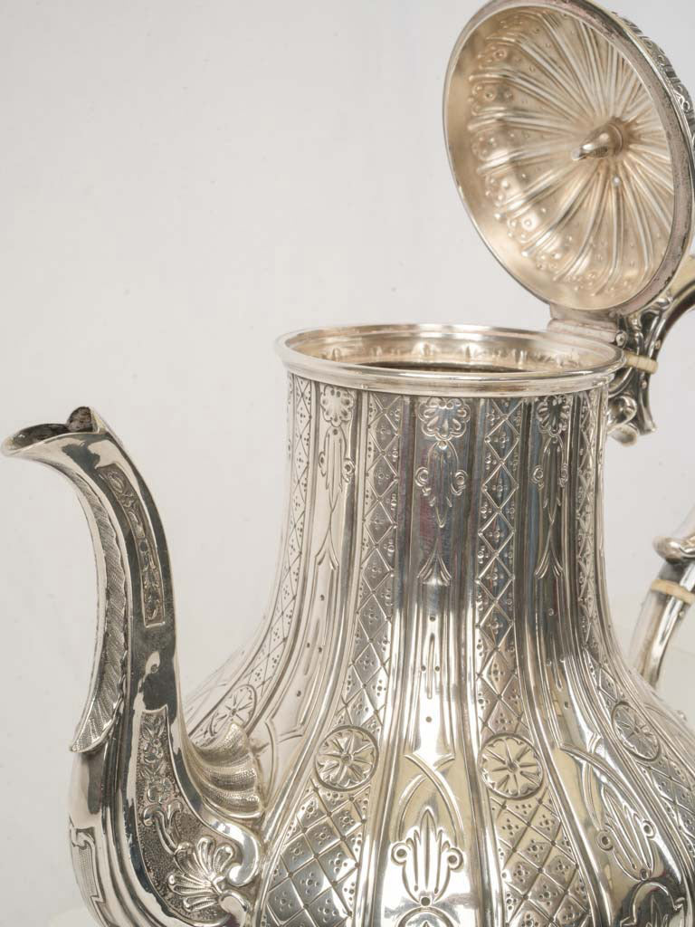 Elkington & Co. silver tea set  