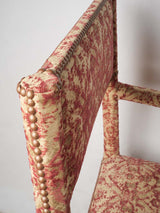 Elegant, Upholstered French Armchairs