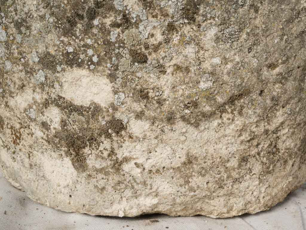 Pair of Early to Mid-20th Century Reconstituted Stone Mortar-Form Jardinières - 12½"