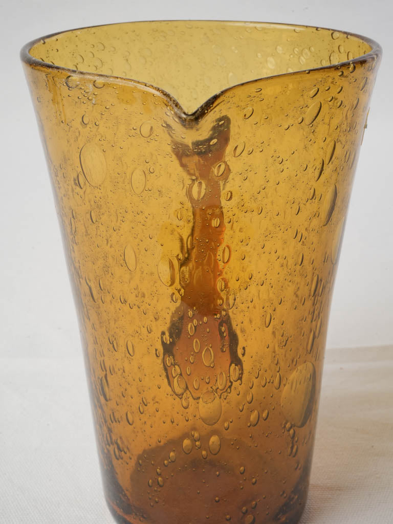 Rustic charm glass pitcher