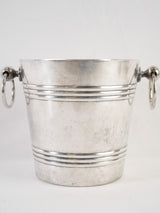 Vintage French metal champagne bucket