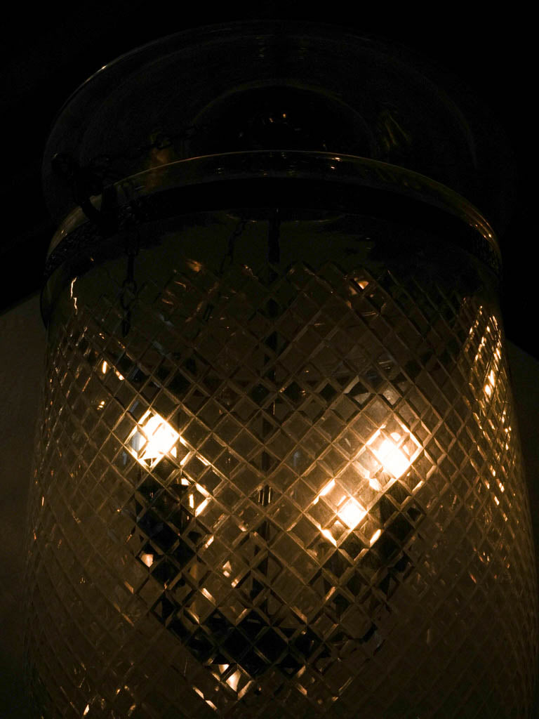 Classic antique-style English bell jar light