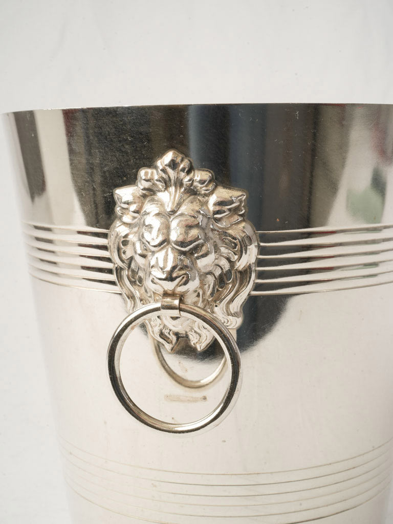 Exquisite French silver-plated cooler