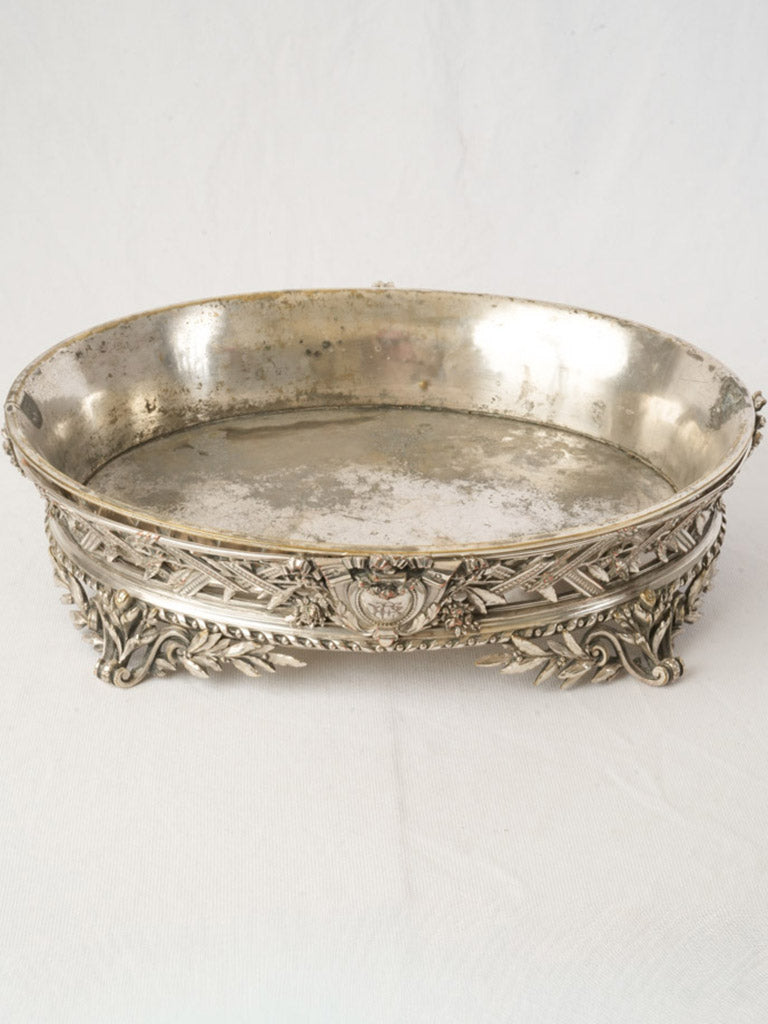 Ornate Napoleon III floral basket