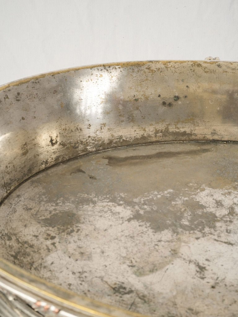 Timeless neoclassical motif basket