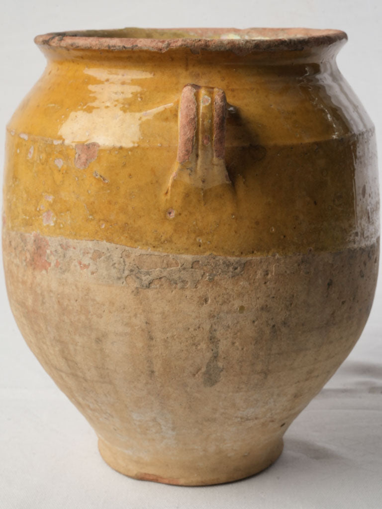 Patina terracotta display jar  