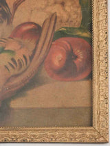 Rustic pheasant and asparagus art piece