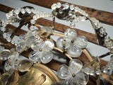 Sophisticated vintage French chandelier with garlands