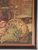 Classical vivid grape assortment lithograph