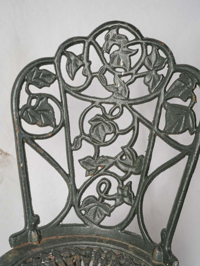 Decorative floral accent garden chairs  
