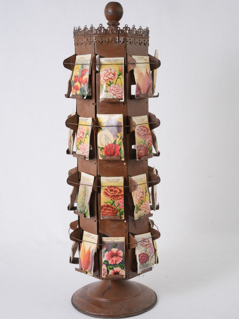 19th Century French Metal Postcard Rack