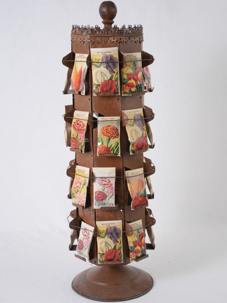 Original Patina Napoleon Postcard Stand