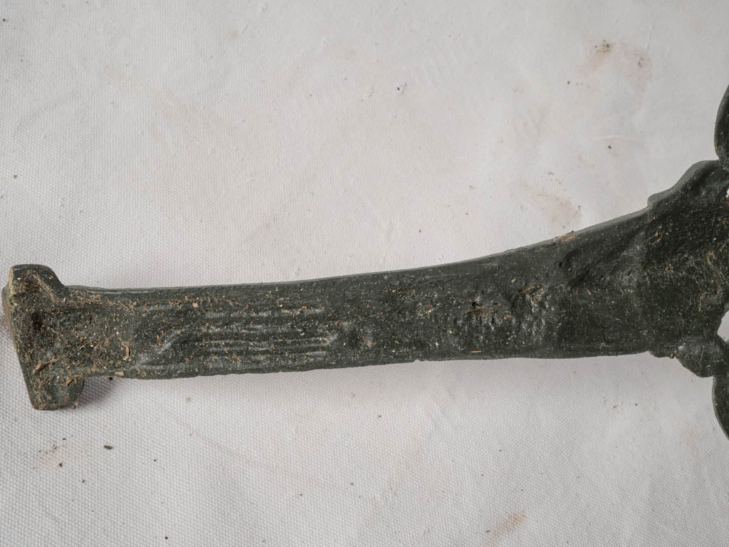 Aged rustic finish patio chairs