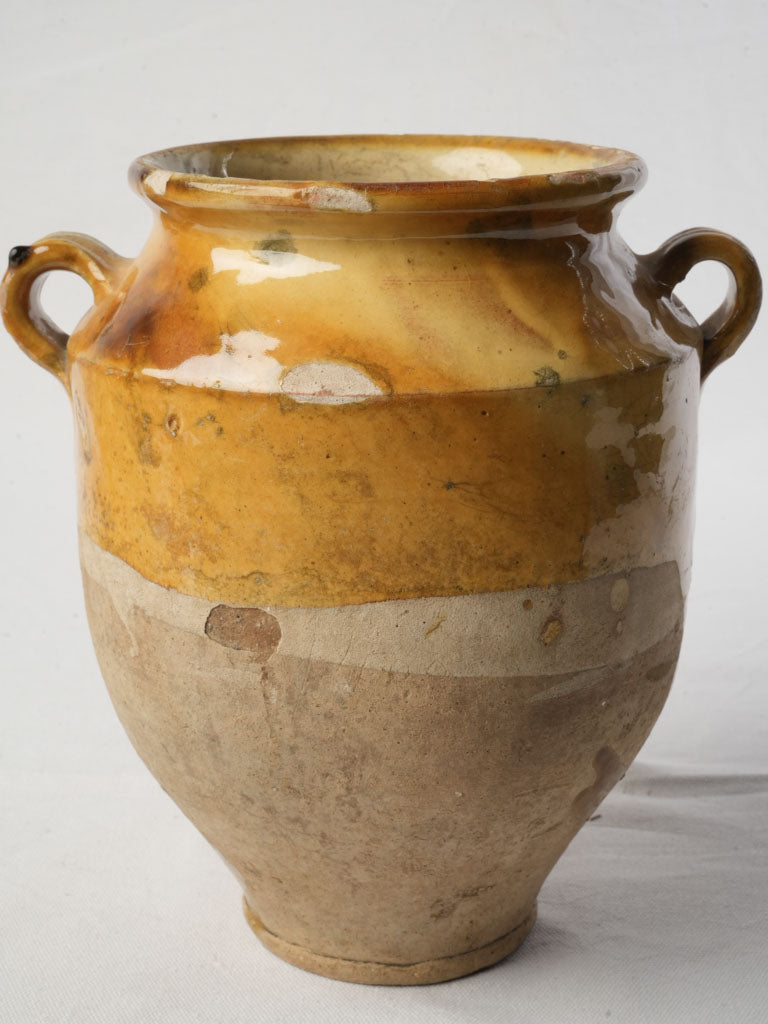 Textured unglazed traditional cellar pot  