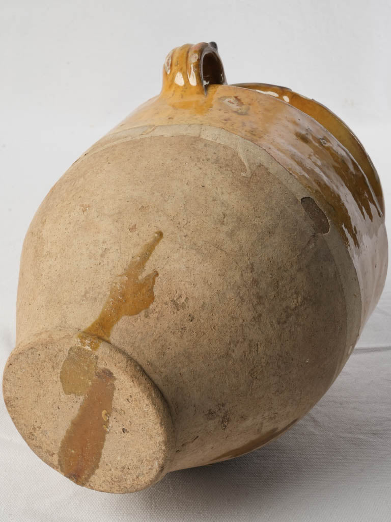 Distinctive aged decorative storage jar  