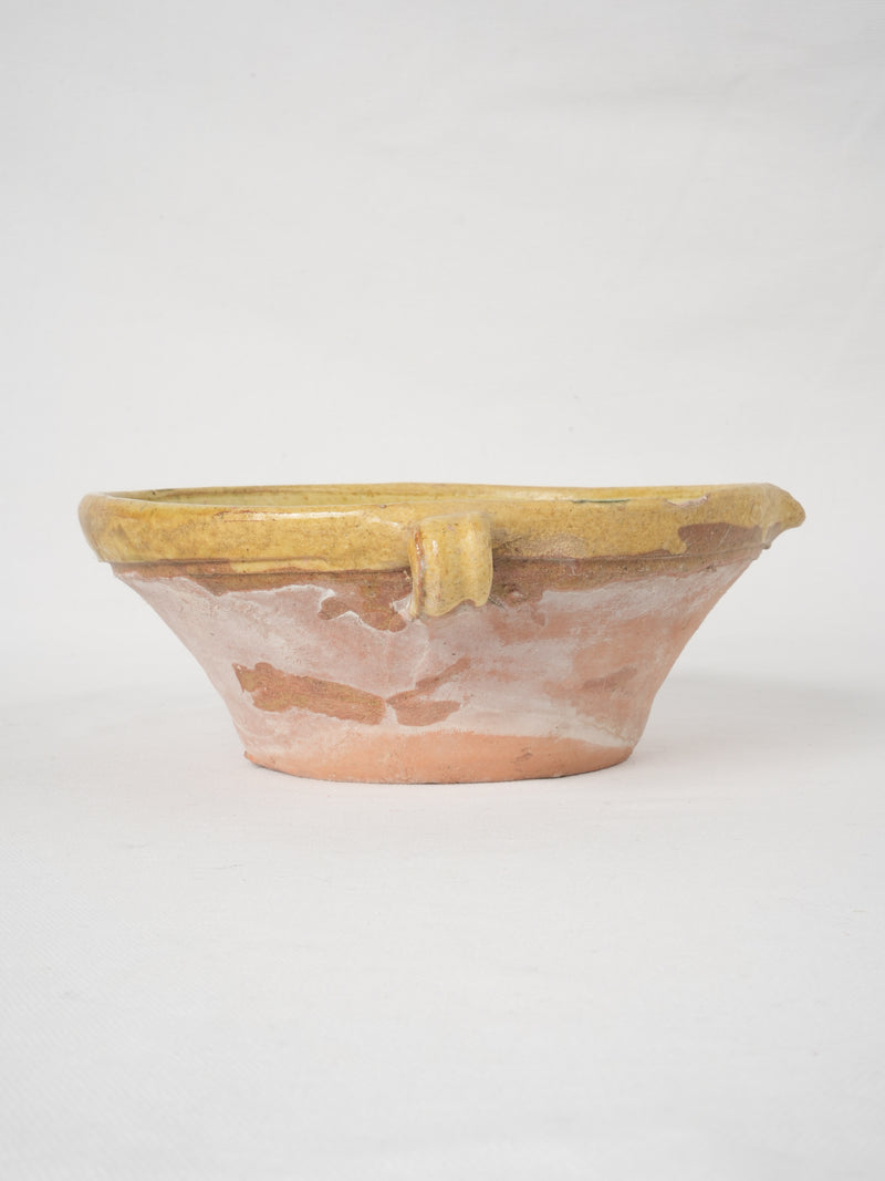 Provence pottery salad bowl