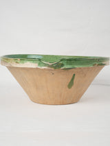 Antique emerald green tian bowl