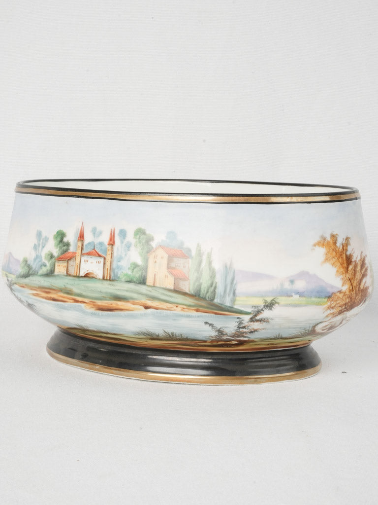 Elegant vintage porcelain jardinière  