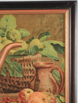 Classic kitchen display fruit lithograph