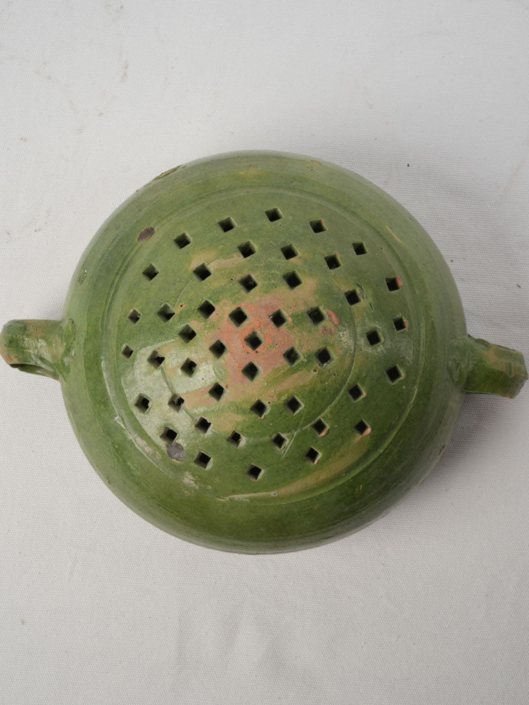 Classic wheel-thrown cooking colander